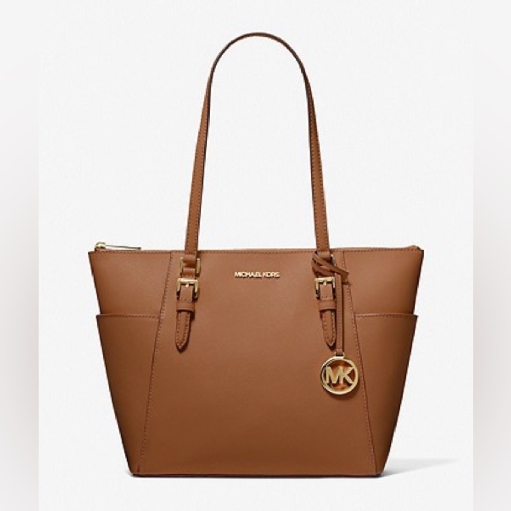Michael Kors Charolette Tote Saffiano leather in Luggage